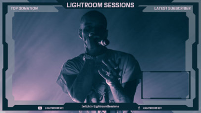 Twitch Overlay Design Creator for a Bohemian Musician 2678g