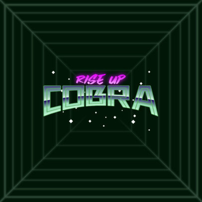 Retro Logo Generator Featuring a Vaporwave Font 3395a