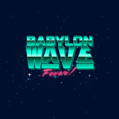 Retro-Style Typography Logo Maker