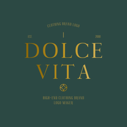 Clothing Shop Logo Creator Featuring Cool Typography