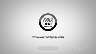 Intro Maker for a Logo Reveal with Minimal Animations and Floating Particles