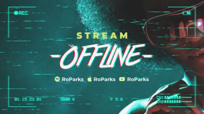 Twitch Offline Banner Creator for a Singer 