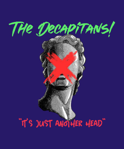 Punk T-Shirt Design Creator with Vibrant Colors 