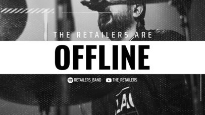 Twitch Offline Banner Maker for a Music Band