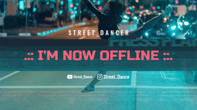 Twitch Offline Banner Creator for a Dancers Channel