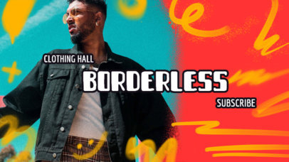 YouTube Banner Maker for a Musician Featuring Graffiti Scribbles 2704j