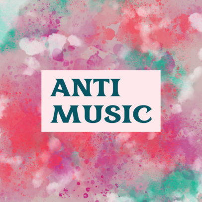 Music Logo Creator Featuring a Dynamic Textured Background