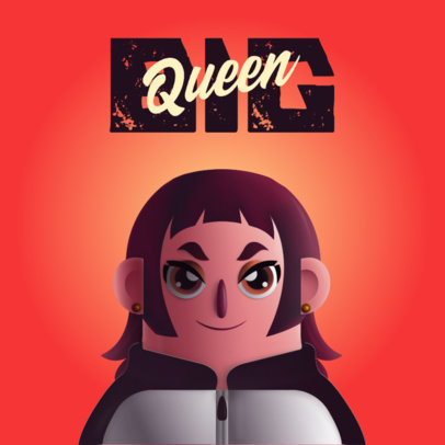 Avatar Logo Generator Featuring a Female Character with Anime Eyes 3428f