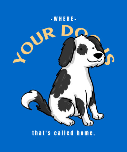 T-Shirt Design Creator Featuring a Dalmatian Dog Illustration