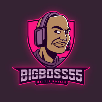 Customizable Logo Template for Gamers