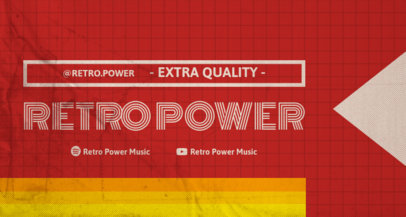 Retro-Themed Twitch Banner Maker for Musicians