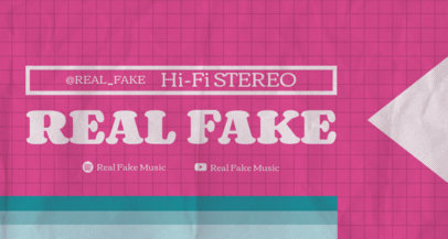 Twitch Banner Template with a Retro Style for an Indie Group