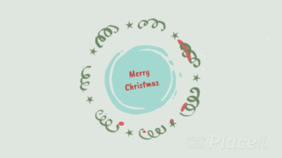 Logo Reveal Intro Maker with a Christmas Team and Doodle-Like Graphics