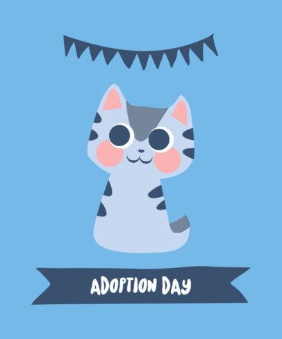 Illustrated T-Shirt Design Maker Featuring Cute Kittens 