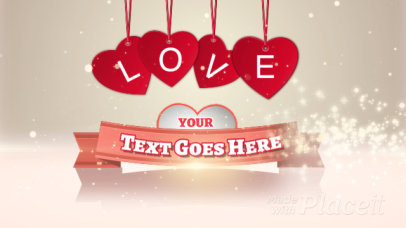 Intro Maker Featuring Animated Valentine's Day-Themed Graphics