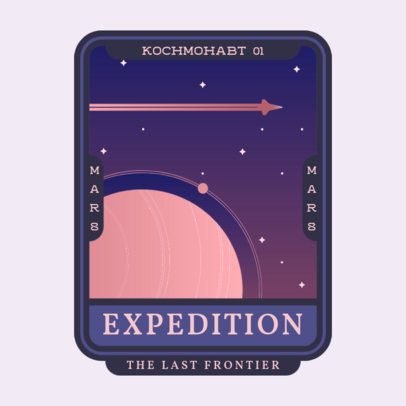 Retro Logo Maker Featuring Astronomy Graphics