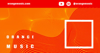 Twitch Banner Creator for a Music Channel Featuring Ultra-Thin Waves