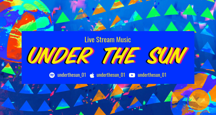 Placeit - Fun Summery Twitch Stream Banner Creator for a Music Streamer
