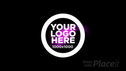 Intro Maker with Animated Funky Strokes of Neon Lights 733-el1