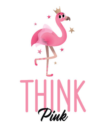 Cute T-Shirt Design Creator of a Flamingo 