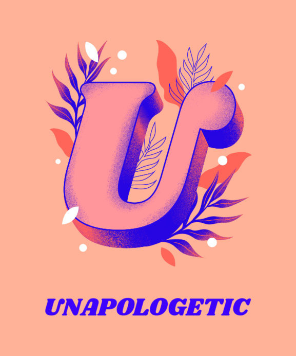 Placeit - T-Shirt Design Creator with a Modern Typography for a Letter U