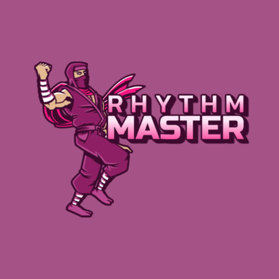 Gaming Logo Maker Featuring Dancing Characters