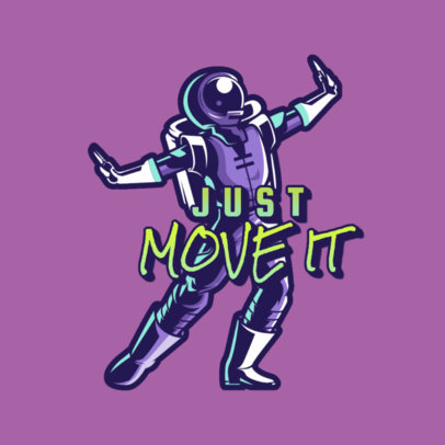 Gaming Logo Generator with a Dancing Astronaut