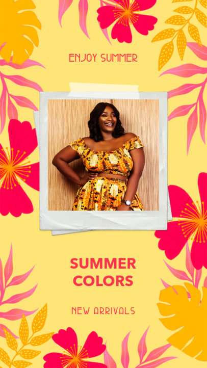 Instagram Story Design Maker with Summer Colors