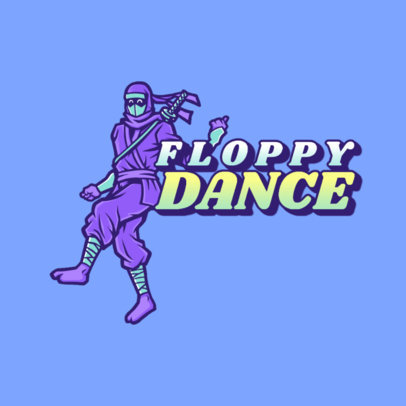 Fortnite Logo Creator Featuring a Ninja Dancing 