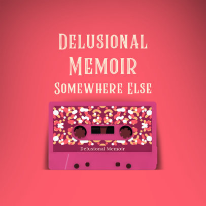 Retro Album Cover Creator Featuring Customizable Cassettes