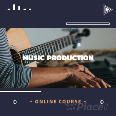 Instagram Post Video Maker for a Music Production Course