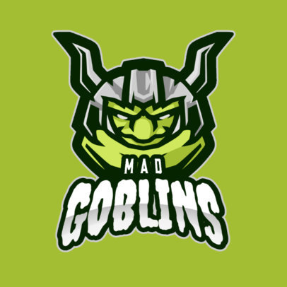 Logo Creator of a Goblin with a Helmet 