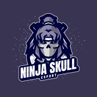 Online Logo Maker Featuring a Skull Ninja 