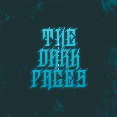 Music Logo Maker with a Mystic-Looking Typography 3467e