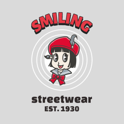 Urban Apparel Logo Maker Featuring Retro Cartoons