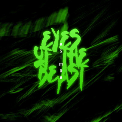 Neon-Colored Music Logo Creator with a Graffiti Type 3467g