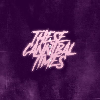 Musician Logo Creator with Heavy Metal Lettering 3467b