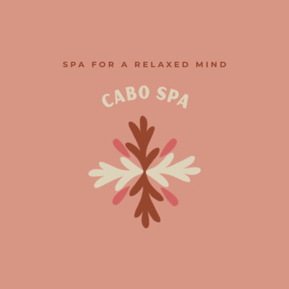 Minimal Logo Template for a Spa 