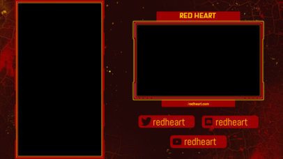 Twitch Overlay Generator for Vertical Games Featuring Social Media Boxes 2729b