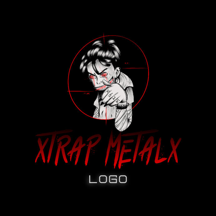 Music Logo Maker Featuring a Deadly Doll