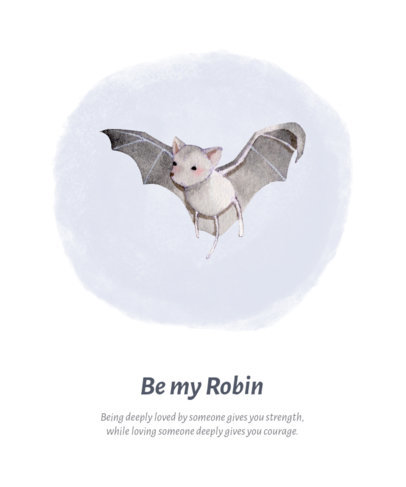 T-Shirt Design Generator Featuring a Watercolor Illustration of a Flying Bat 2200e-el1