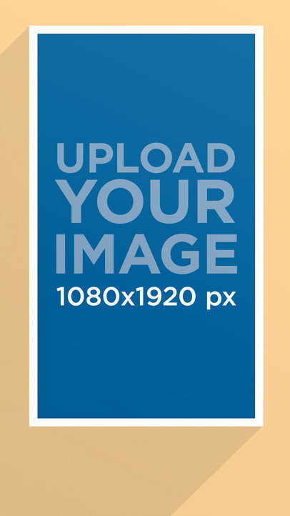 App Store Screenshot Mockup with a Flat Screen of Any OS