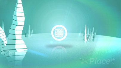 Colorful Intro Video Maker Featuring 3D Plants