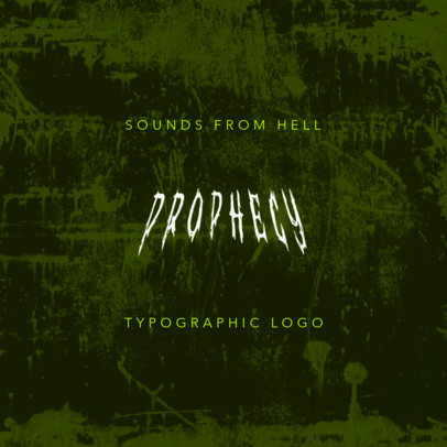 Typographic Logo Maker for a Metal Band 3466g