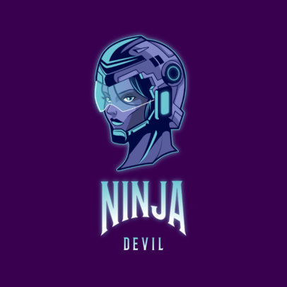 Logo Creator Featuring a Bust of a Futuristic Woman