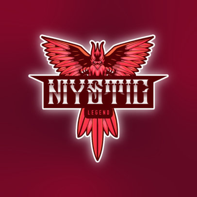 Logo Generator of a Legendary Phoenix 3472g