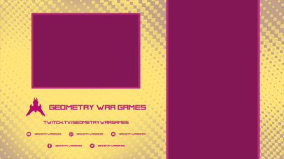 Simple Twitch Overlay Maker with Webcam Frame for Mobile Gamers 2728a