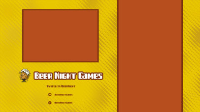 Twitch Overlay Maker Featuring a Clean Grid for Mobile Games with a Vertical Frame 2728g
