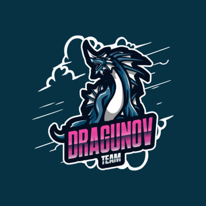 Gaming Team Logo Maker Featuring Dragon Graphics
