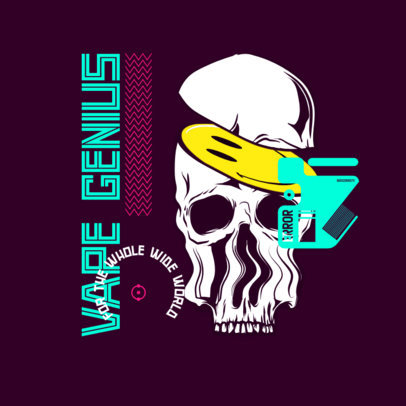 Clothing Brand Logo Maker Featuring Distorted Graphics